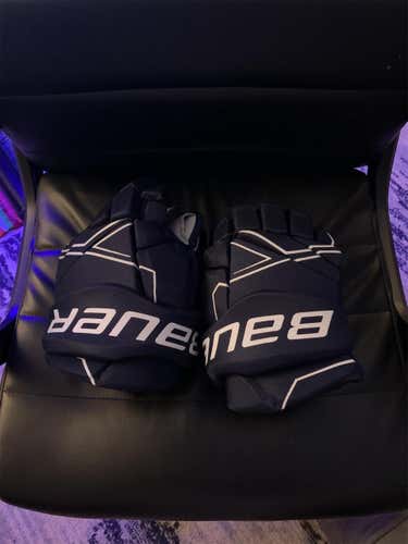 Like New Navy Senior Bauer NSX 13"  Gloves