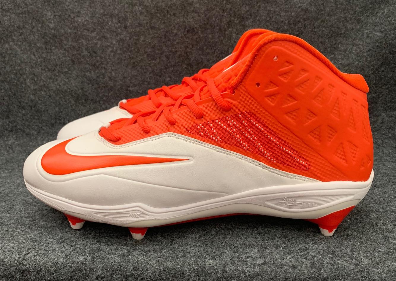 Clemson Tigers Team-Issued White Nike Vapor Untouchable 3 Cleats from the  Football Program