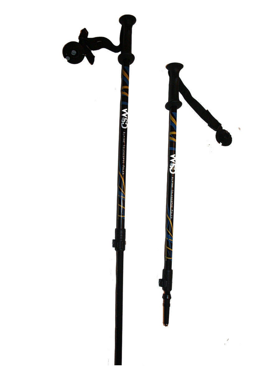 Ski poles Telescopic adjustable  kids junior 2018 model  /pick color Free S/H 