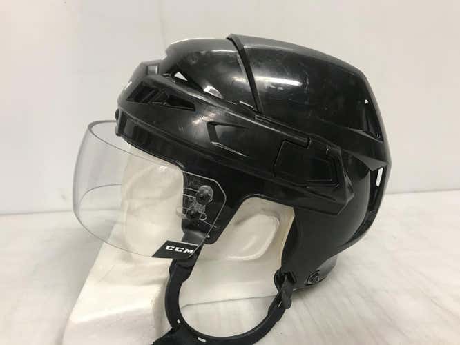 CCM V08 Pro Stock Hockey Helmet Medium Black CCM Visor 2115