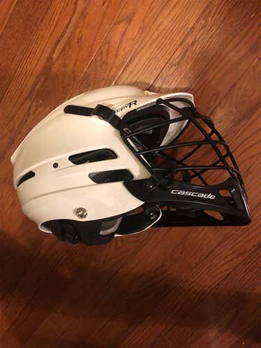White Adult Player Cascade CPV-R Helmet
