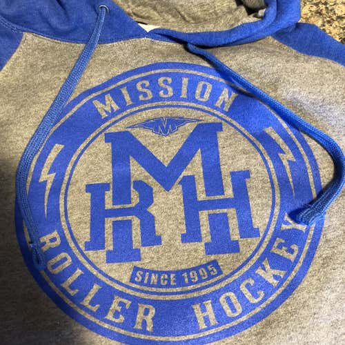 Blue  Large Mission Hoodie