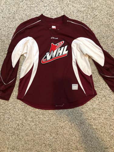Maroon CCM WHL Jersey