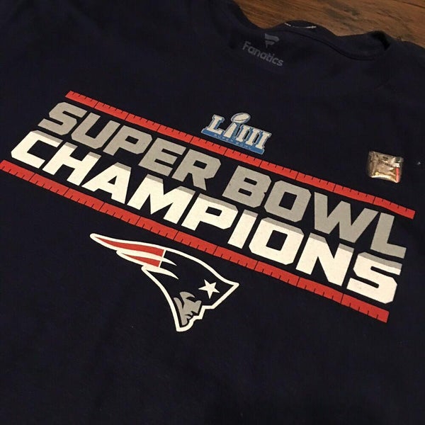 NFL New England Patriots Super bowl Men Navy Tom Brady #12 T-Shirt Size  X-Large