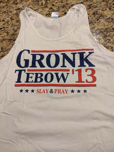 Barstool Sports - Tebow and Gronk Tank Top:  Slay and Pray