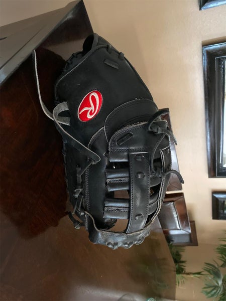 Black High School/College First Base Heart of the Hide 12.25" Baseball Glove
