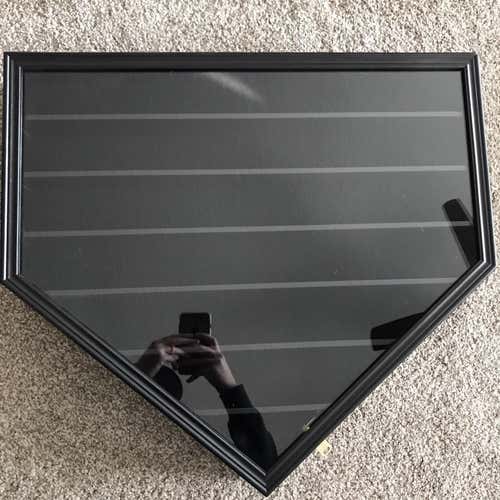 Home Plate 46 Baseball Display Case