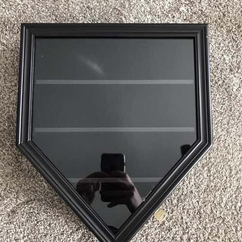 Home Plate 12 Baseball Display Case