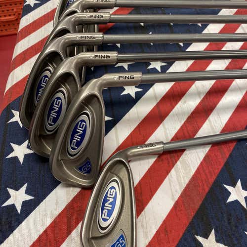 Men's RH Ping G5 Regular Flex Graphite Shaft Iron Set(2i-PW) -143363
