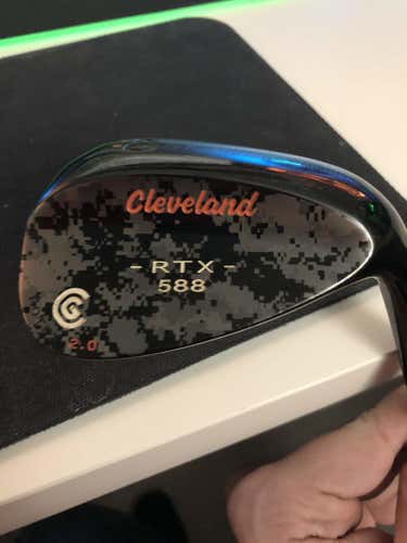 CLEVELAND 588 RTX 2.0 CUSTOM EDITION BLACK SATIN CAMO BLACK WEDGE 60 degree