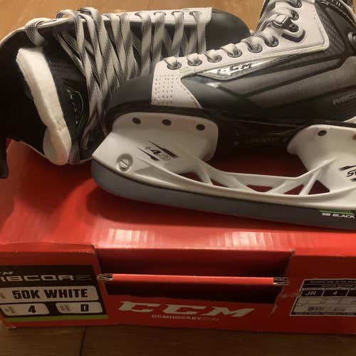 Junior CCM RibCor 50K D&R (Regular)  Size 4 Hockey Skates