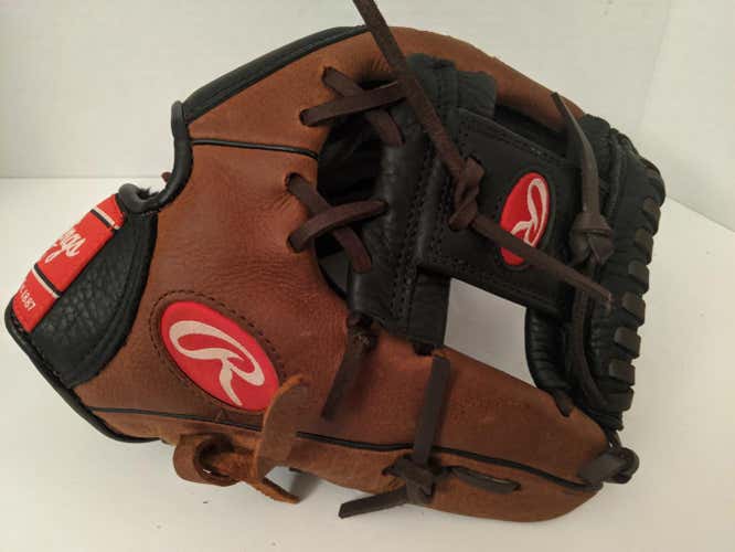Brown Rawlings Right Handed Infield Premium Series Baseball Glove 11.25"