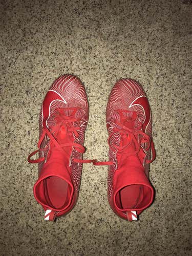 Red Nike Vapor Cleats
