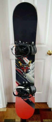 FORUM STORM LEINES W/BAG SNOWBOARD SIZE 156 CM WITH LARGE SIMS BINDINGS