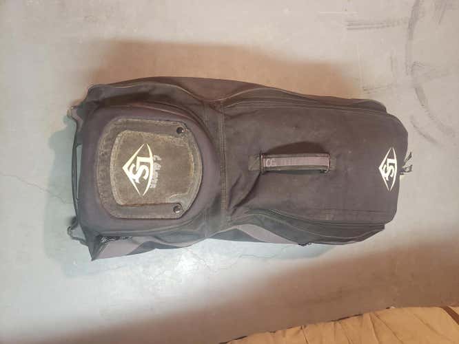 Black Louisville Slugger Wheeled Catcher's Bag
