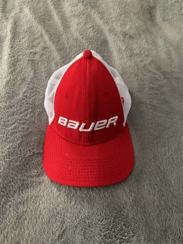 White  Medium Bauer Hat