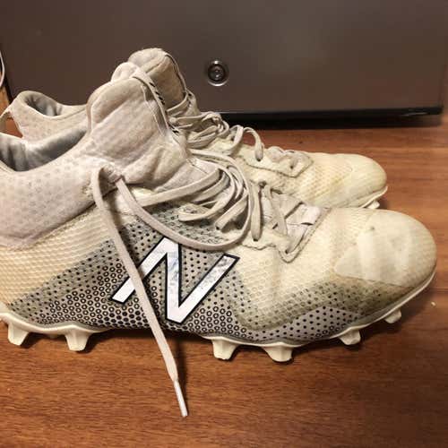 White New Balance Freeze Cleats