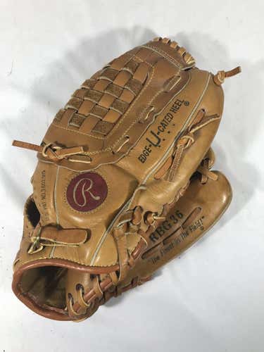 Used Rawlings Rbg36 12 1 2" Bb Sb Gloves Fielders