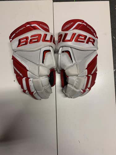 White Senior Bauer Vapor X80 14" Gloves