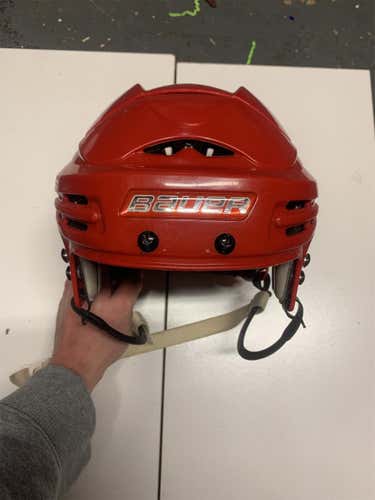 Red  Small Bauer 9900 Helmet