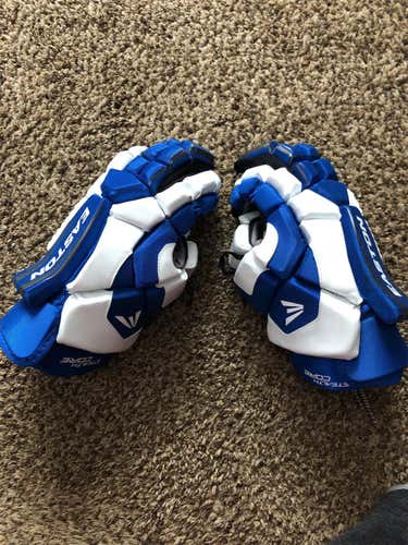 Blue New Player Easton Stealth core 13" Lacrosse Gloves
