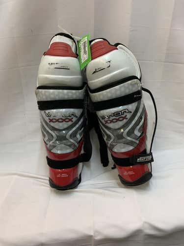 Used Bauer Vapor 12" Hockey Shin Guards