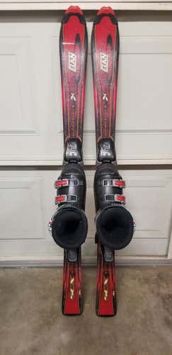 ELAN MONOBLOCK SCX YOUTH SKIS WITH NORDICA BOOTS PLUS VTECH BINDINGS
