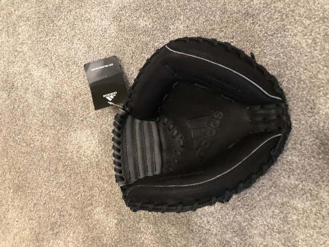 Black New Adidas Right Handed Catcher's EQT Baseball Glove 33.5"