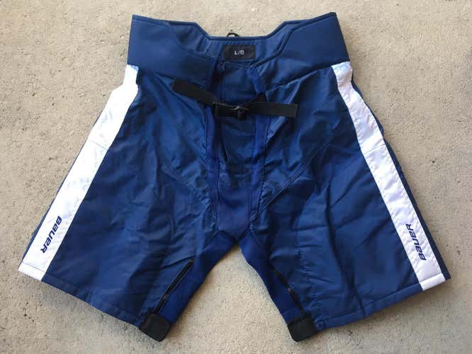 TORONTO MAPLE LEAFS PRO STOCK Bauer Supreme Hockey Girdle Pant Shell SIZE LARGE RARE!