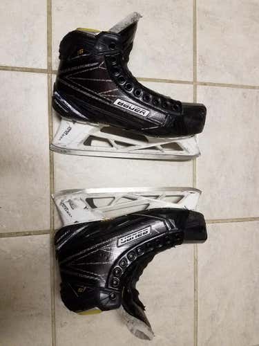 Senior Bauer Supreme 1S Hockey Goalie Skates EE (Extra Wide) Size 9