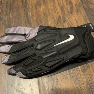 Nike D-TACK Padded Lineman Black/White Football Gloves Size XXL