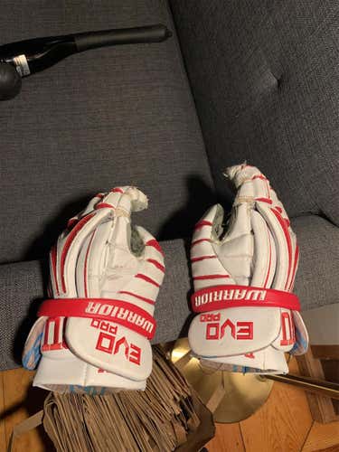 White Warrior Evo Pro 12" Boa SystemLacrosse Gloves