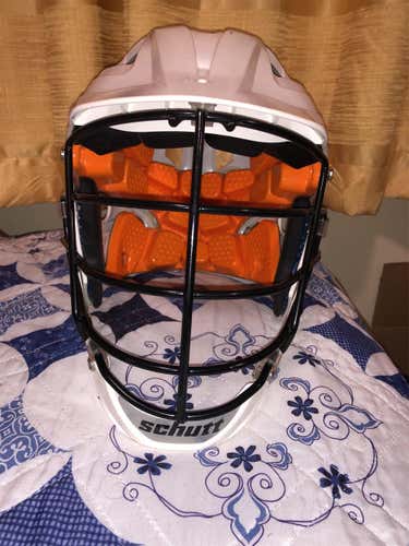 White Adult Player STX Stallion 575 Helmet