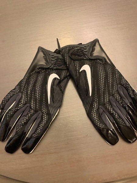 NEW NIKE VAPOR KNIT Football Receiver Gloves BLACK/WHITE PGF489 010 size XL