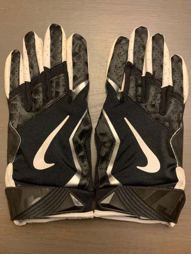 NEW Nike VAPOR JET PE Receiver Gloves BLACK WHITE PGF515 010 Adult Size XL black