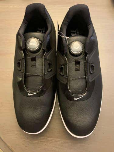 Nike Vapor Pro Boa Golf Shoes Black (AQ1789-001) Size 11W (Wide)