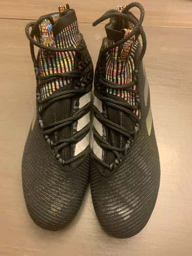 Adidas Freak Ultra PK Boost Size 12 Mens Football Cleats Black Green Multicolor