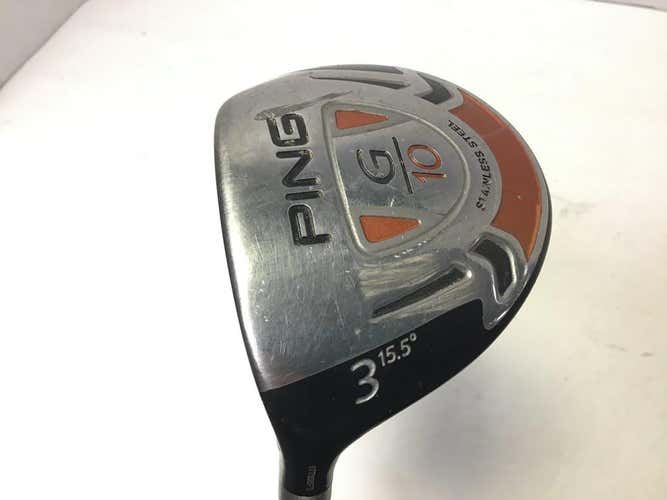 Used Ping G10 3 Wood Graphite Regular Golf Fairway Woods