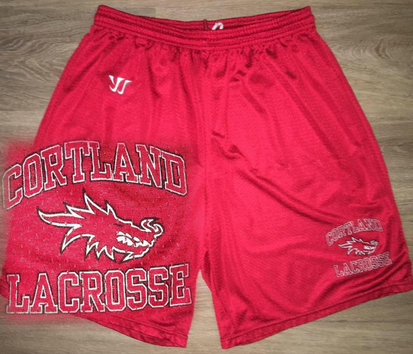 (XL) Warrior Cortland Red Dragons Team-Issue Shorts