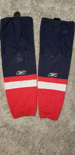 Washington Capitals Reebok Edge home socks, size Adult (30")