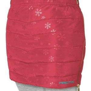 New  Girl’s Powder Puff Snow Skirt Melon Medium M Ski Red No Trades