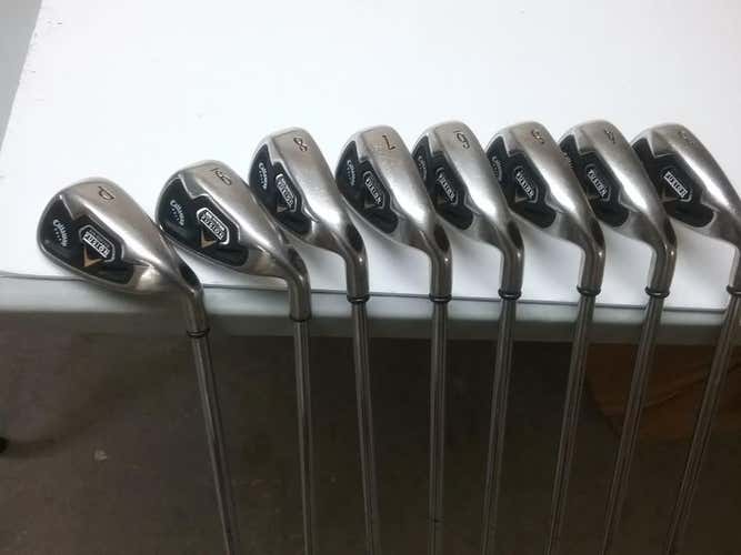 Used Callaway Big Bertha Fusion 3i-pw Steel Regular Golf Iron Or Hybrid Sets