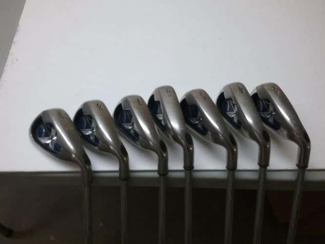 Used Callaway X18 3i-9i Steel Regular Golf Iron Or Hybrid Sets