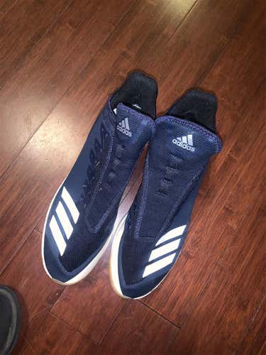 Blue Men's Metal Cleats Low Cut