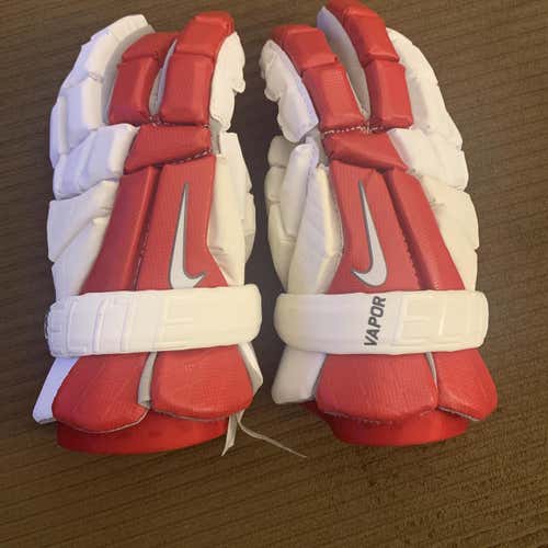 Red New Nike Vapor Elite 12" Lacrosse Gloves
