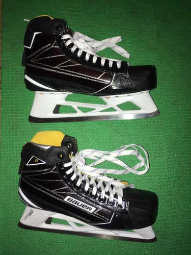 New Senior Bauer Supreme 1S Goalie Skates D&R (Regular) Pro Stock Size 9.5