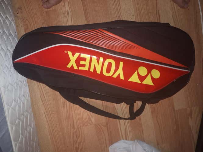 Yonex Pro Series Black & Red with Yellow Trimming 9 Pack