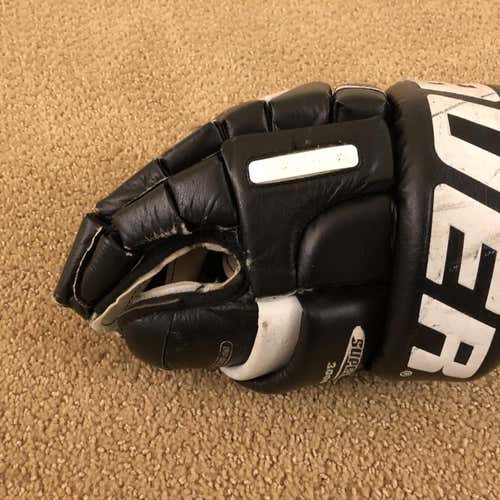 Black Senior Bauer 14" Gloves Supreme 3000