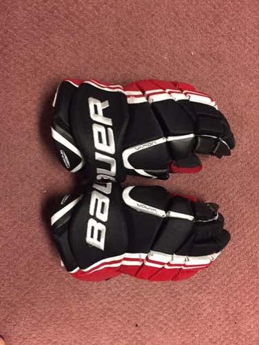 Black New Senior Bauer Vapor X Gloves 15"