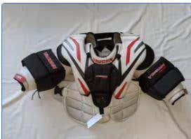 Used Vaughn VISION 9200 Junior small hockey goalie chest protector